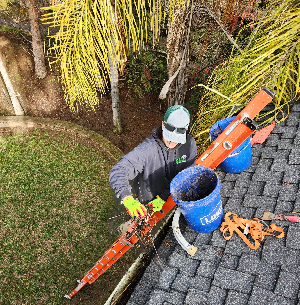 We clean your gutters